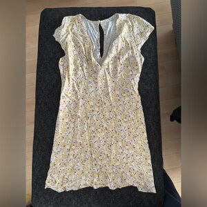 Abercrombie & Fitch Yellow Floral Dress